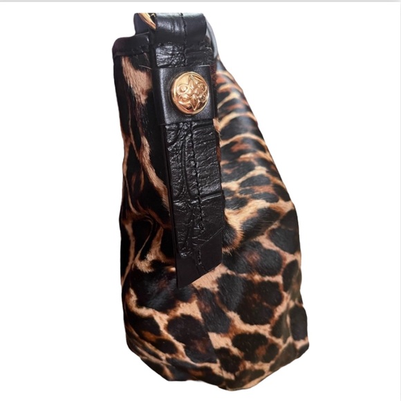 Antonio Melanie Leopard Print Calf Hair Purse - Picture 8 of 11